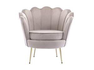 Fauteuil coquillage DANDELION Taupe