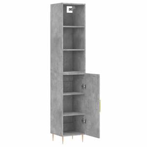 Highboard DE2274 Grau - Holzwerkstoff - 34 x 180 x 35 cm