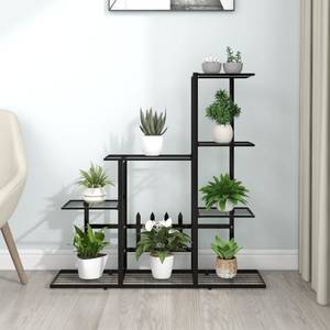 Support pour plantes 3006847 Noir - Hauteur : 88 cm