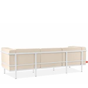 Gartensofa TRIGLO Creme - Weiß - Breite: 229 cm