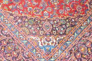 Keshan - 388x295cm Rot - Naturfaser - 295 x 1 x 388 cm