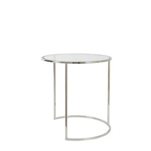 Table d'appoint DUARTE set de 2 Argenté - Métal - 50 x 52 x 50 cm