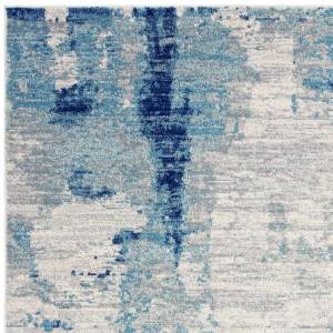 Tapis de salon moderne tissé plat REGGIE Bleu - 160 x 230 cm