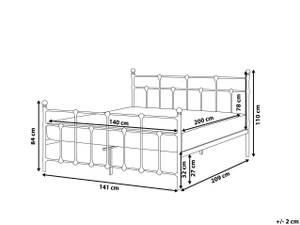 Doppelbett LYNX Breite: 141 cm