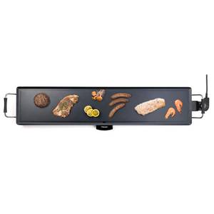 Elektrogrill Schwarz - Metall - 25 x 12 x 110 cm