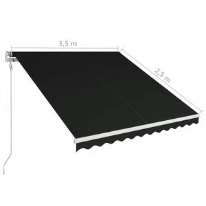 Markise 3006541-1 Grau - Metall - 250 x 250 x 350 cm