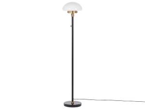 Grande lampe MINIJA Noir - Doré - Blanc - Métal - 30 x 150 x 30 cm