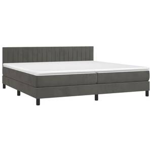 Boxspringbett 3017268-15 Dunkelgrau - Breite: 200 cm