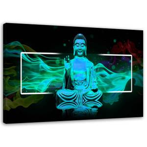 home24 Bild kaufen | Abstrakt leinwand Zen Buddha auf