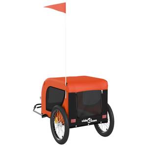 Remorque vélo pour chien 3028683-2 Orange - 69 x 74 x 136 cm