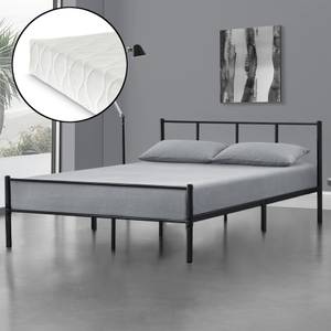 Cadre de Lit Laos Métal avec Matelas Largeur : 162 cm