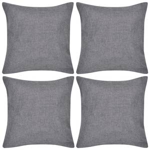 Housse de coussin Gris - Textile - 40 x 1 x 40 cm