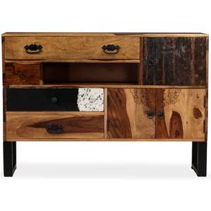 Sideboard 244930 Braun - Metall - Massivholz - Holzart/Dekor - 115 x 80 x 30 cm