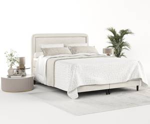 Boxspringbett Dove Creme - Breite: 200 cm