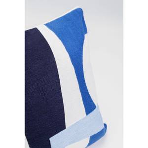 Kissen Forma Blau - Textil - 60 x 40 x 14 cm