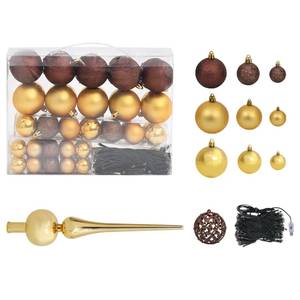 Weihnachtsbaum 3009437-1 Bronze - Gold - Grün - 70 x 150 x 70 cm - Kunststoff