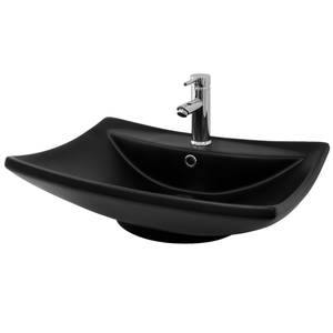 lavabo 61x45,5x18,5 cm noir Céramique