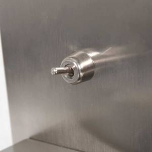 Wandleuchte Upro Silber - Metall - 3 x 16 x 3 cm