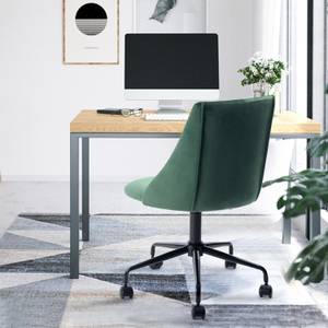 Chaise de bureau vert Vert - Textile - 51 x 94 x 52 cm