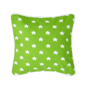 Kissenbezug mit Sternen Grün - 30 x 30 cm
