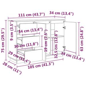 Sideboard 3013642 Weiß