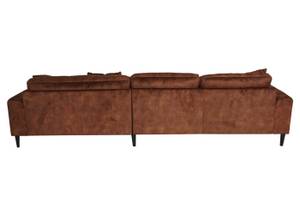 Ecksofa J54 Braun - Textil - 295 x 76 x 178 cm