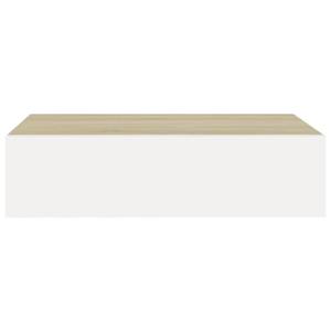 Elegante Schubladenregale (2-teilig) Eiche Dekor - Weiß - Breite: 40 cm - Anzahl Teile im Set: 2