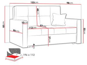 Schlafsofa Viva Bis Manila II Braun