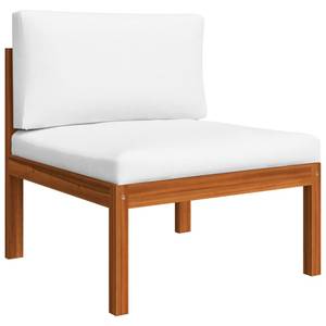 Garten-Lounge-Set (2-teilig) 312427 Weiß - Massivholz - Holzart/Dekor - 63 x 30 x 63 cm