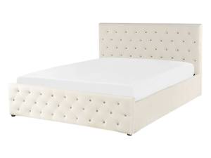 Doppelbett AMIENS Beige - Creme - Breite: 151 cm