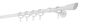 Gardinenstange auf Maß wire-rag Weiß - Breite: 100 cm