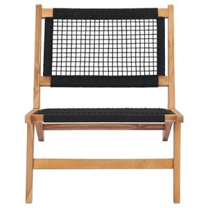 Chaise longue Marron - Bois massif - Bois/Imitation - 90 x 65 x 60 cm