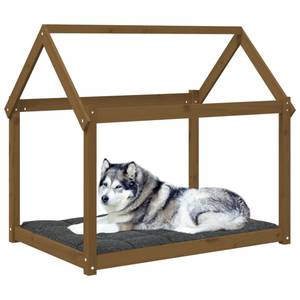 Lit pour chien 3016322-2 Marron foncé - 111 x 100 x 80 cm