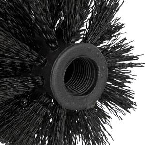 Brosse à WC noire en lot de 3 Noir - Argenté - Métal - Matière plastique - 8 x 35 x 8 cm