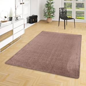 Hochflor Velours Teppich Luna Hellbraun - 200 x 300 cm