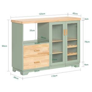 Armoire de cuisine FSB81-GR Vert