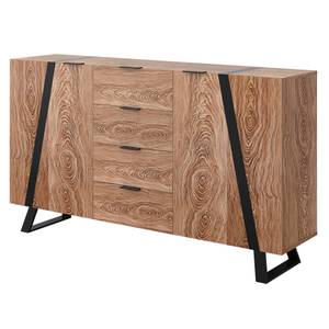 Sideboard NaturⅣ Braun - Holzwerkstoff - 35 x 85 x 160 cm
