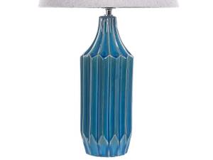 Lampe de table ABAVA Bleu - Gris - Céramique - 35 x 56 x 35 cm