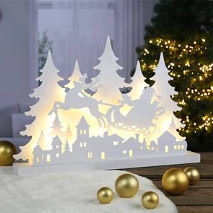 Lumières de Noël 438345 Blanc - Matière plastique - 8 x 41 x 60 cm