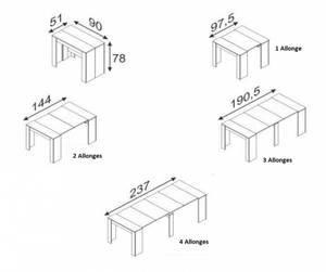 Table console GANDIA Blanc - Bois manufacturé - 90 x 78 x 51 cm