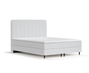 Boxspringbett Kobbe  Hellgrau - Breite: 160 cm