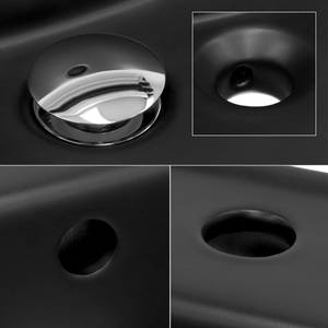 Vasque 61x16,5x46 cm noir Noir