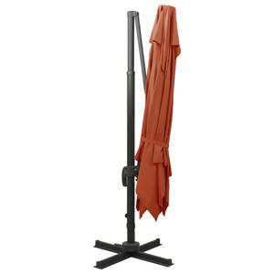 Parasol en porte-à-faux 3007472 Brun rouge