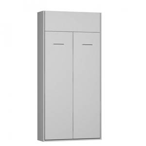 Armoire lit DYNAMO Blanc - Largeur : 101 cm