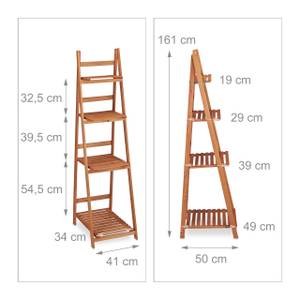 Blumentreppe aus Holz 41 x 161 x 50 cm