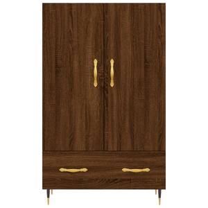 Highboard DE4150 Eiche Schwarzbraun Dekor