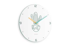 Horloge murale design THE BOHO. Blanc - Bois manufacturé - 29 x 29 x 1 cm