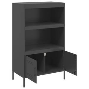 Highboard DE9402 Schwarz - Metall - 39 x 113 x 68 cm