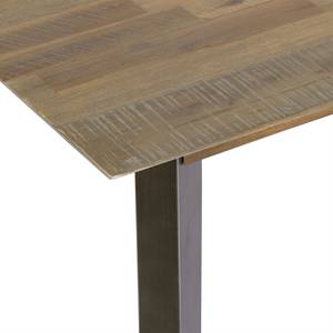 Table Malaga Marron 200x100 cm Marron - Bois massif - Bois/Imitation - 200 x 75 x 100 cm
