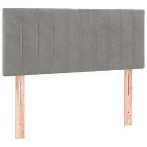 Boxspringbett 3017268-14 Hellgrau - 123 x 193 cm